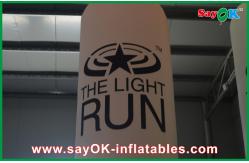 China Led Coloum Inflatable Lighting Decoration Yellow Inflatable Pillar supplier
