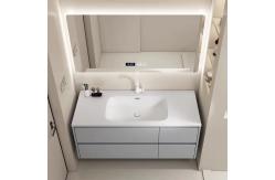China Modern Bathroom Vanity Cabinet Set Stone Slate Basin Customized Size supplier