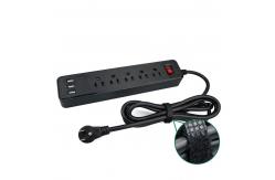 China USB C Smart Charger Lightning Protection Plug , Surge Protector Power Strip 10KA supplier
