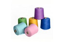 China TFO 28S/2 Twisted 100% Polyester Core Spun Thread For Sewing Machine supplier