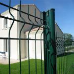 Galvanized MS Triangle Bend 3D Wire Mesh Fence 40x40mm 50x50mm for sale
