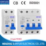 STRO7-40 Residual Current Circuit Breaker With Overcurrent Protection , 2 Pole 4pole  RCBO 30ma  A type for sale