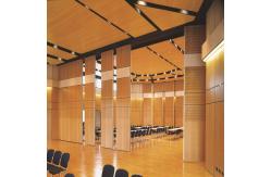 China Banquet Room Sound Proof Movable Partition Wall Wooden Materials Specification supplier
