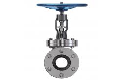 China Customized 4 Inch Cast Steel Sluice Gate Valve with Handwheel and Resilient Seat supplier