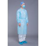 Medical Unisex PP Nonwoven Disposable Isolation Gown for sale