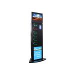 Remote Advertising Multi Languages Mobile Phone Charging station 6 Digital Lockers for sale