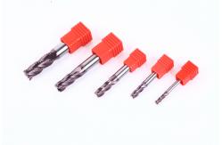 China 75mm Overall Length Roughing End Mill With Long Flute Length And TiAlN Coating supplier