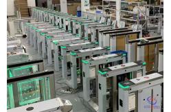 China 304 SS Speed Gate Turnstile With Face Recognition Thermal Camera supplier