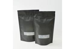 China Resealable k Plastic Pouches Packaging , matte black stand up pouch supplier
