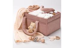 China Sherpa Exterior Baby Diaper Caddy Organizer for Changing Table supplier