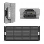 All Black Monocrystalline Silicon Portable Solar Power Station Convenient Outdoor Carrier for sale