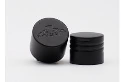 China Ungrave Logo Matte Black Perfume Bottle Caps Match With FEA15mm Perfume Pump supplier