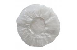China Electronics V102 Disposable Non-Woven PP Round Bouffant Caps with Elastic Rubber supplier
