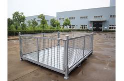 China Heavy Duty Foldable Pallet Cage 1000-2000kg Load Bearing ISO9001 Certified supplier