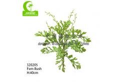 China Anti Aging  Beautiful 40cm 16pcs Artificial Fern Leaf For Landcaping supplier