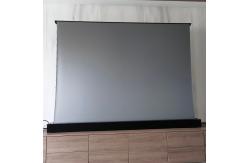 China Electric Floor Rising Alr Screen 120 Inch Long Throw Projector Screen supplier