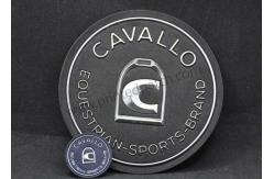 China 2mm Silver TPU Embossed Patches OEKO Black 3D Suede Label supplier