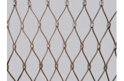 China SS 304 / 316 Golden Stair Rail Safety Mesh Perfect Anti - Rust Property supplier