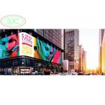 SMD 3535 full-color outdoor P6 LED screen IP 65 with anti-collision function for sale