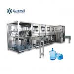 Gallon Water Filling Machine 20L Big Bottle Rinsing Fillig Sealing Production Line For Mineral Water for sale