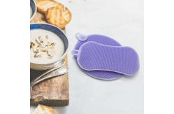 China Bathroom Multi-function Handheld Kitchen Cleaner Brush Silicone Bath Brush supplier