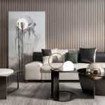 12cm - 20cm width Interior WPC Wall Panel Decorative Wall Cladding Panel for sale