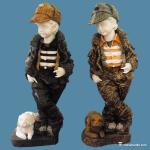 China marble Stone Carving Sculpture Children Statue SCD-02 Sculpture for sale