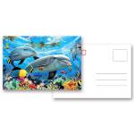 Custom Lenticular Printing Holographic 3D Postcard Heat Resistant Non Toxic