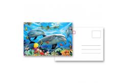 China Custom Lenticular Printing Holographic 3D Postcard Heat Resistant Non Toxic supplier