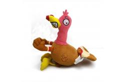 China Compact Sewing 20cm Rooster Plush Toy With PP Cotton Filling supplier