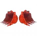 Excavator Rock Ripping Bucket Aggressive Tooth Design For Quarry Operations for sale