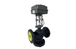 China AC24V Electric Temperature Control Valve For Plate Heat Exchanger Automatic Control supplier