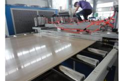China Plastic Board Making PVC Foam Board Machine With Twin Conical Screws Extruder supplier