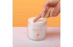 China Refillable PET Cream Jar 100g Flat Top Cap Scrub Plastic Container supplier