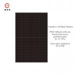 All Black Standard Solar Panel with Ip68 junction , 325W Solar Photovoltaic Cell Monocrystalline