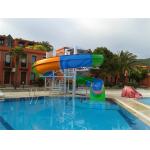 3.5M Private Commercial Size Water Slide Fiberglass Swimming Pool Slide For Adults for sale