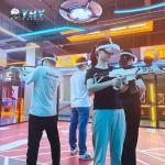 YHY New Launched 4 Players VR Shooting Simulator with 360 Free Roam and Multiplayer Games for sale