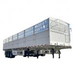 High-Performance Fence Semi Trailer For Secure Transport Of Livestock Animals And Heavy Load for sale