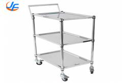 China RK Bakeware China Foodservice NSF Baking Tray Trolley Stainless Steel Mobile Distribution Trolley supplier