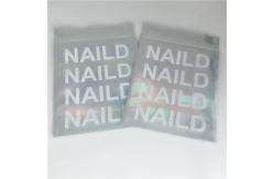 China k Cosmetics Packaging Bags Glossy 3 Side Sealed For Eyelash Extension Glue supplier