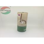 Custom Paper Box Straw Packaging / Matt Lamination Cardboard Cylinder Tubes