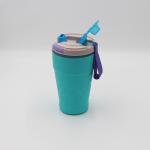 Workout Sports Insulated Plastic Water Bottle Duckbilled Design for sale