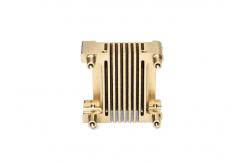 China Anodize OEM Brass Precision Turned Components Electrophoresis Surface supplier
