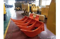China Customizable Excavator Rake Bucket For Land Clearing Soil Preparation supplier