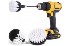China Polypropylene Soft 2in Bristle Drill Brush Set With One Extension Rob supplier
