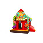 Manufacturer Inflatable Bouncy House With Slide New Design Candy Inflatable Combo for sale
