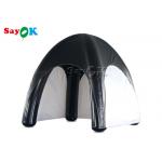 Family Air Tent Tarpaulin Air Sealed Inflatable Spider Tent Black And White for sale