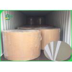 Great Stiffiness Grey Back White Side Clay Coated Paper Offset Printing In Rolls for sale