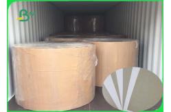 China Great Stiffiness Grey Back White Side Clay Coated Paper Offset Printing In Rolls supplier