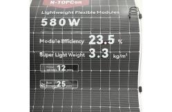 China BIPV Module Photovoltaic Panel Portable 520W Soft Solar Hybrid Inverter supplier